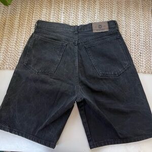 Vintage black denim wranglers shorts W 31